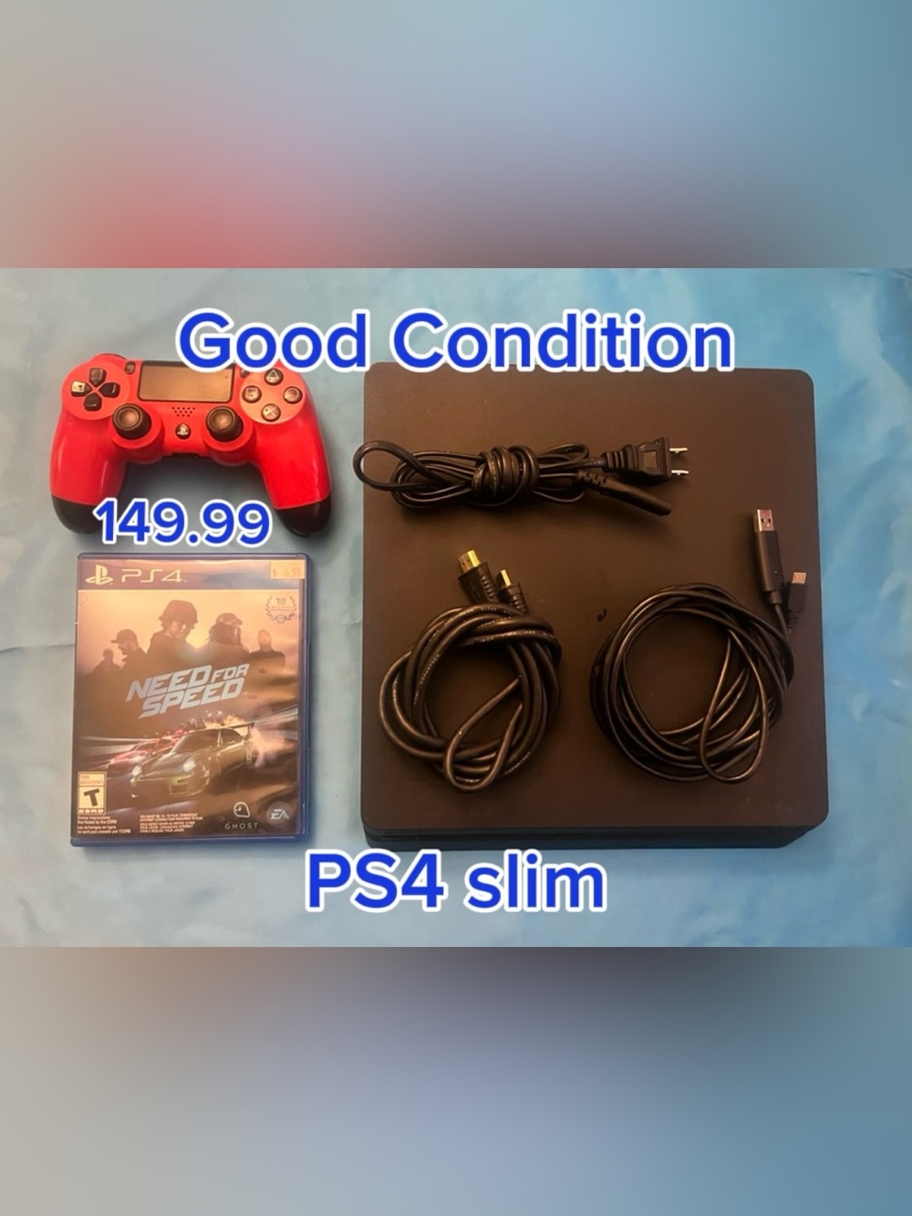 Sony PS4 Slim Console - Matte Black